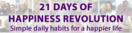 21 Days of Happiness Revolution starts 16th May 2016