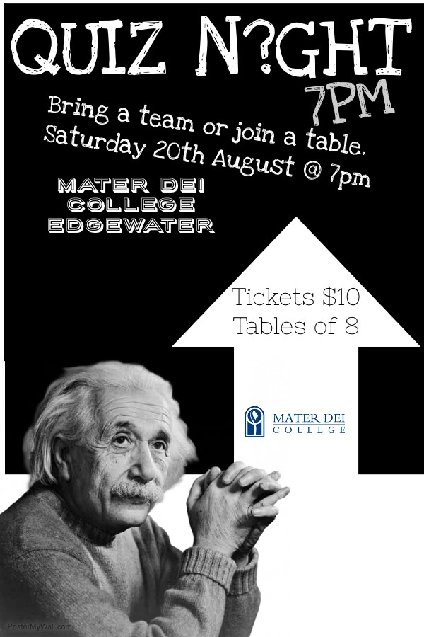 trivia night poster template