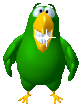 Race Night Host: PEEDY the PAROT