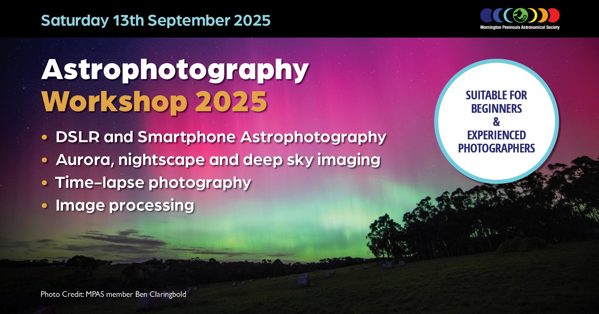 Astrophotography Workshop 2025