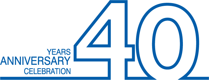 Sandringham Rotary 40 Year Anniversary Logo