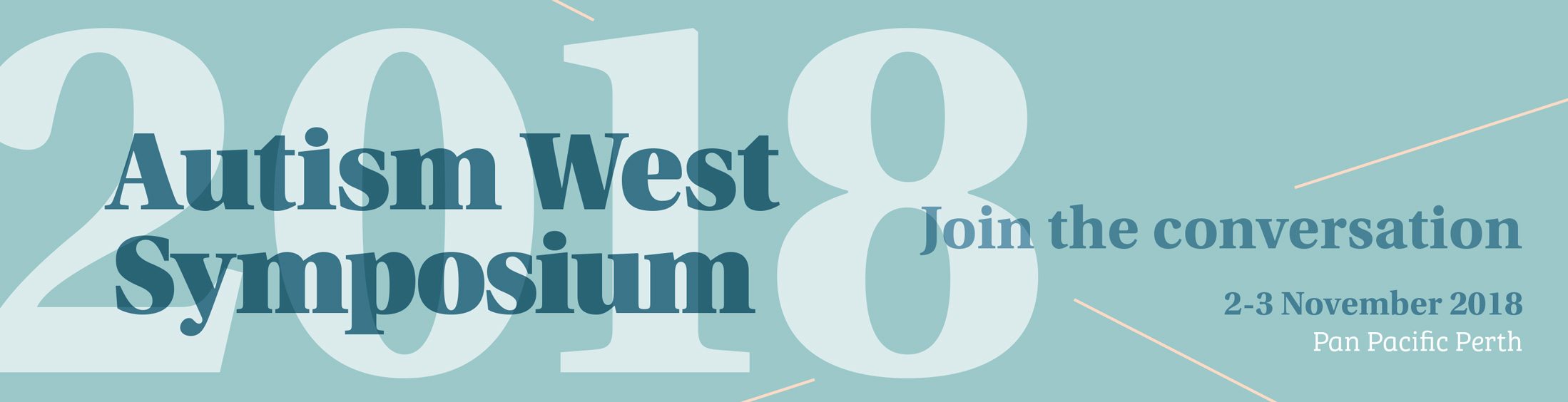 2018 Autism West Symposium Banner