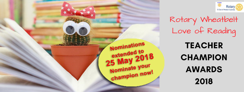 Nominations close 25 May 2018
