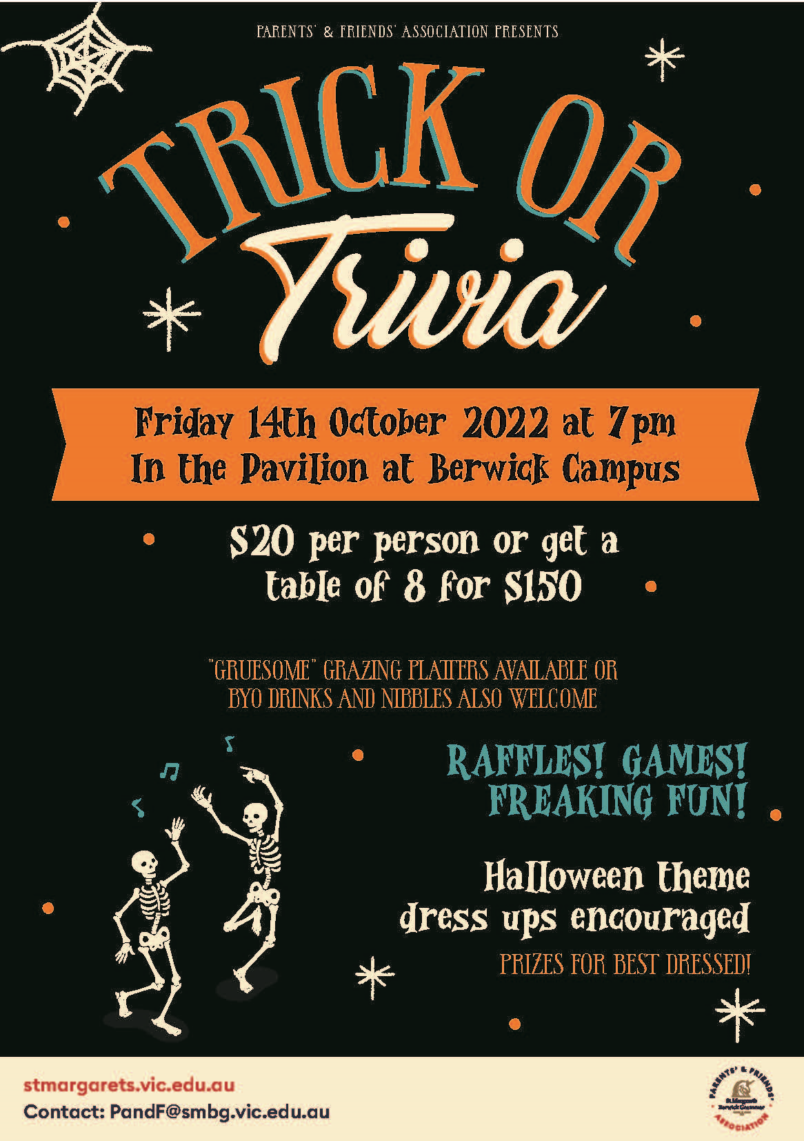 Trick or Trivia Tickets, The Pavilion, Berwick Campus, Berwick