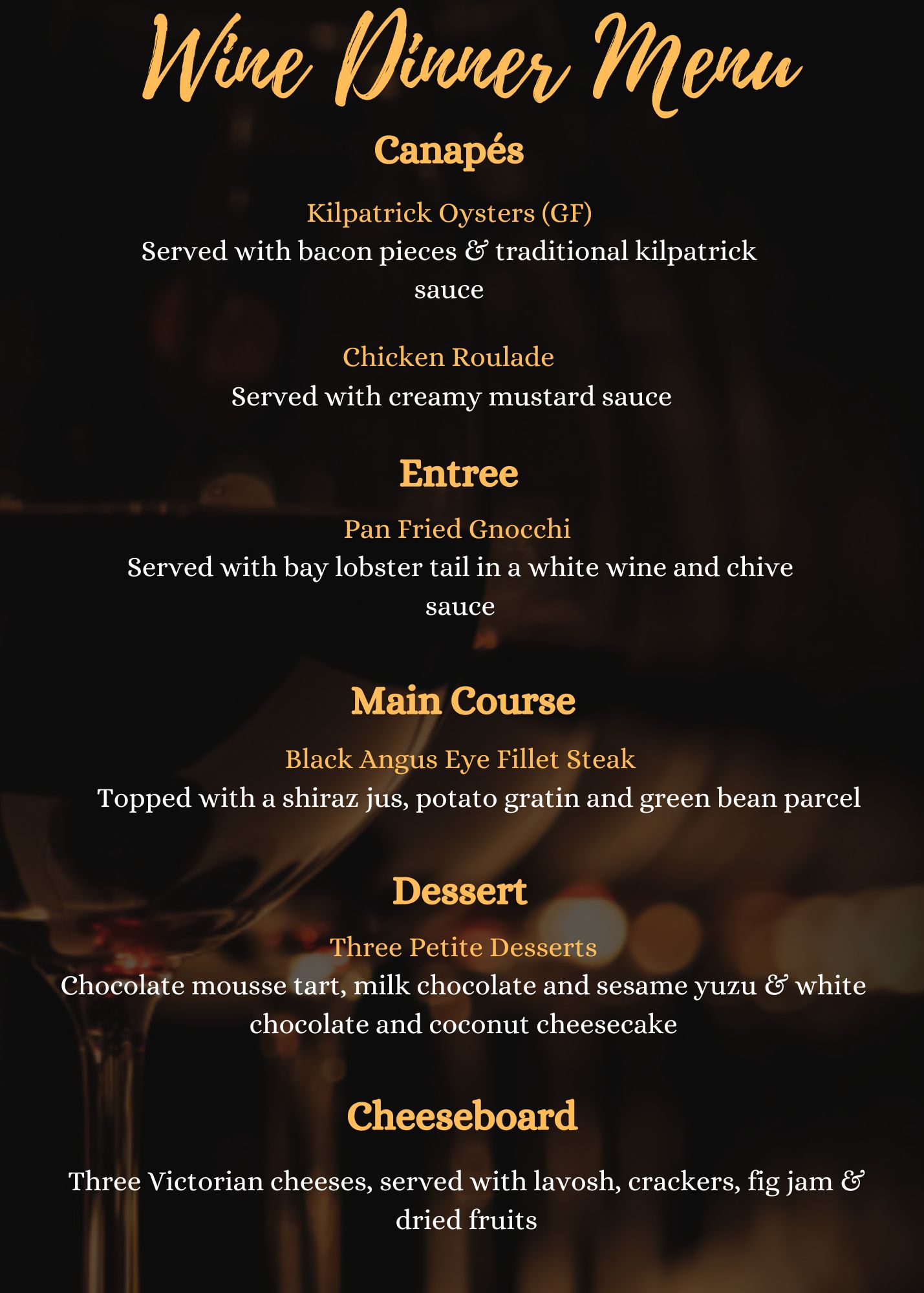 YARRAVILLE CLUB WINE DINNER Tickets, Yarraville Club 135 Stephen