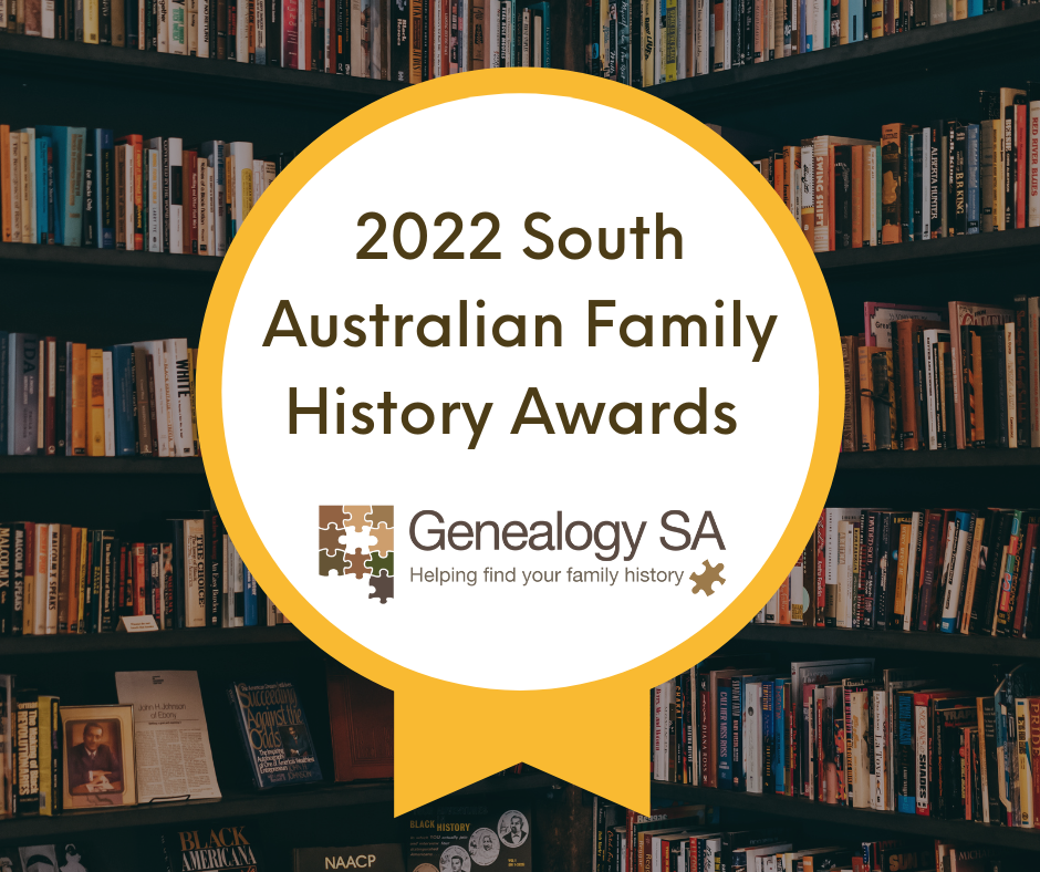 2022 South Australian family History Awards