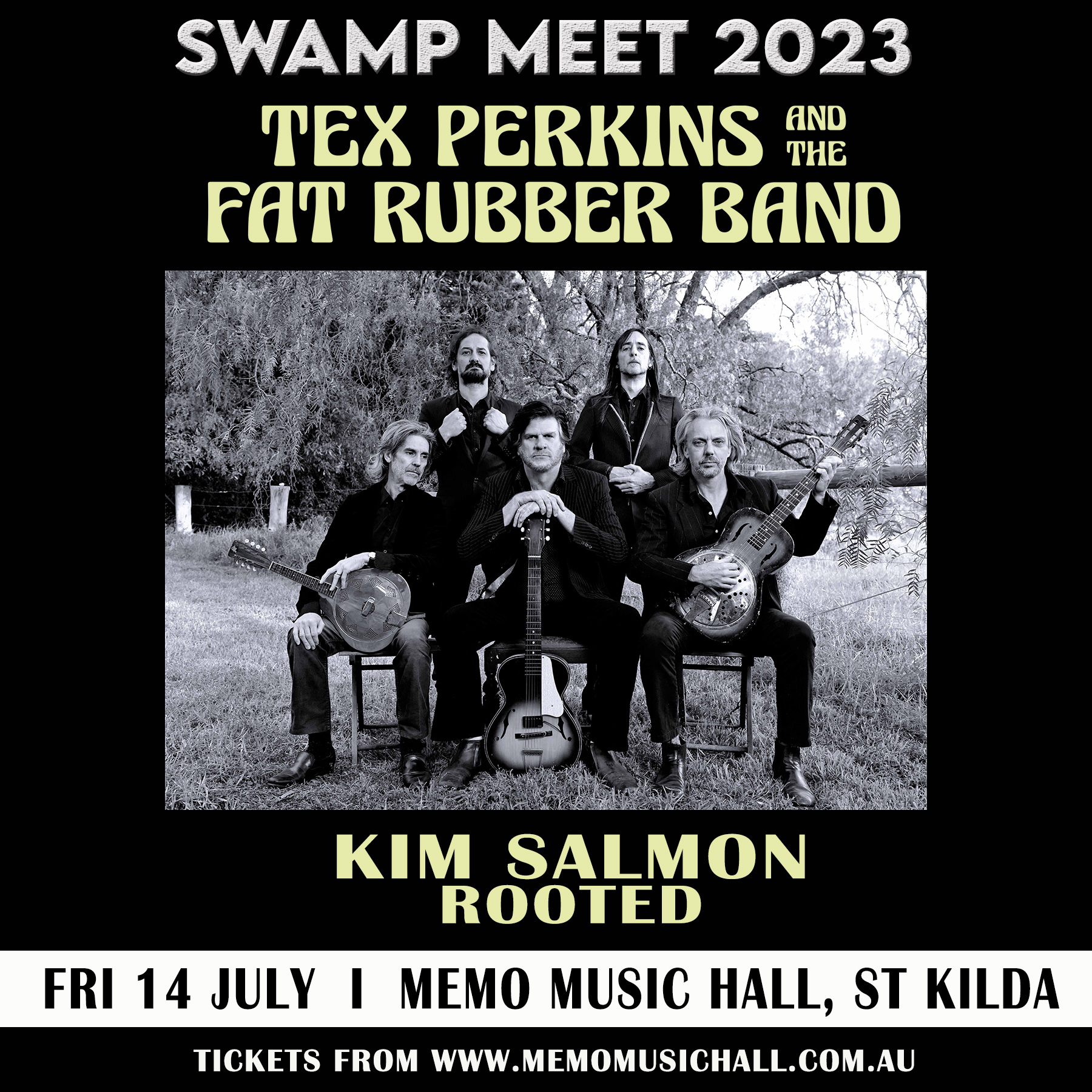 Swamp Meet 2023: Tex Perkins & TFRB w/ Kim Salmon Rooted