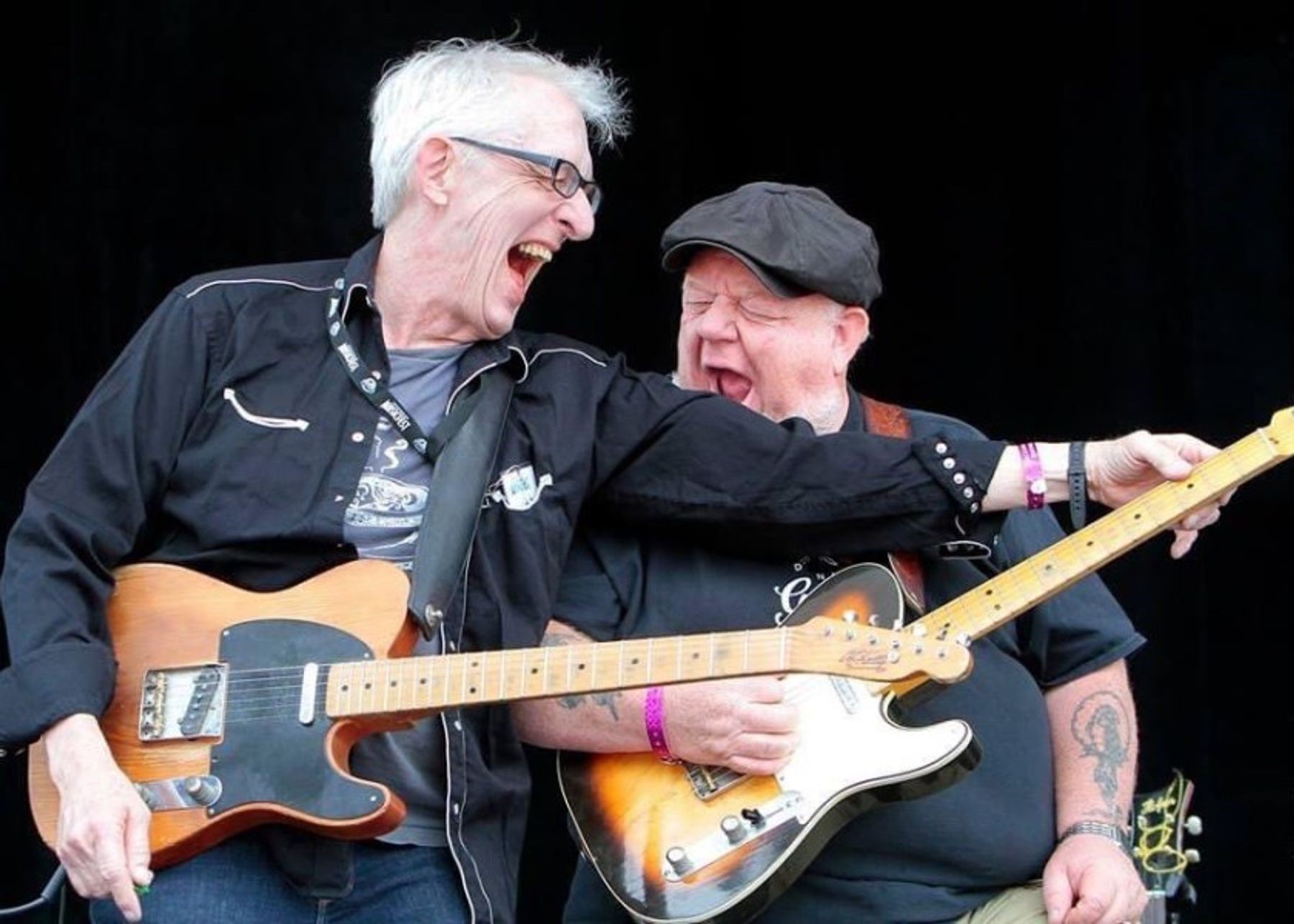 Bill Kirchen + Redd Volkaert with their International Rhythm Section (USA)