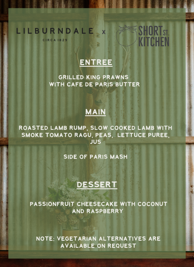 Short St Kitchen Menu