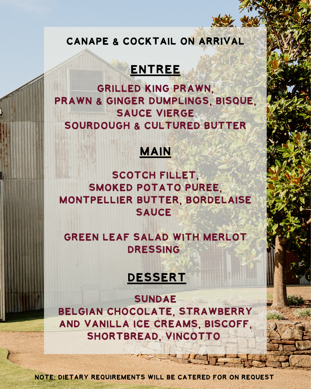 Short St Kitchen Menu