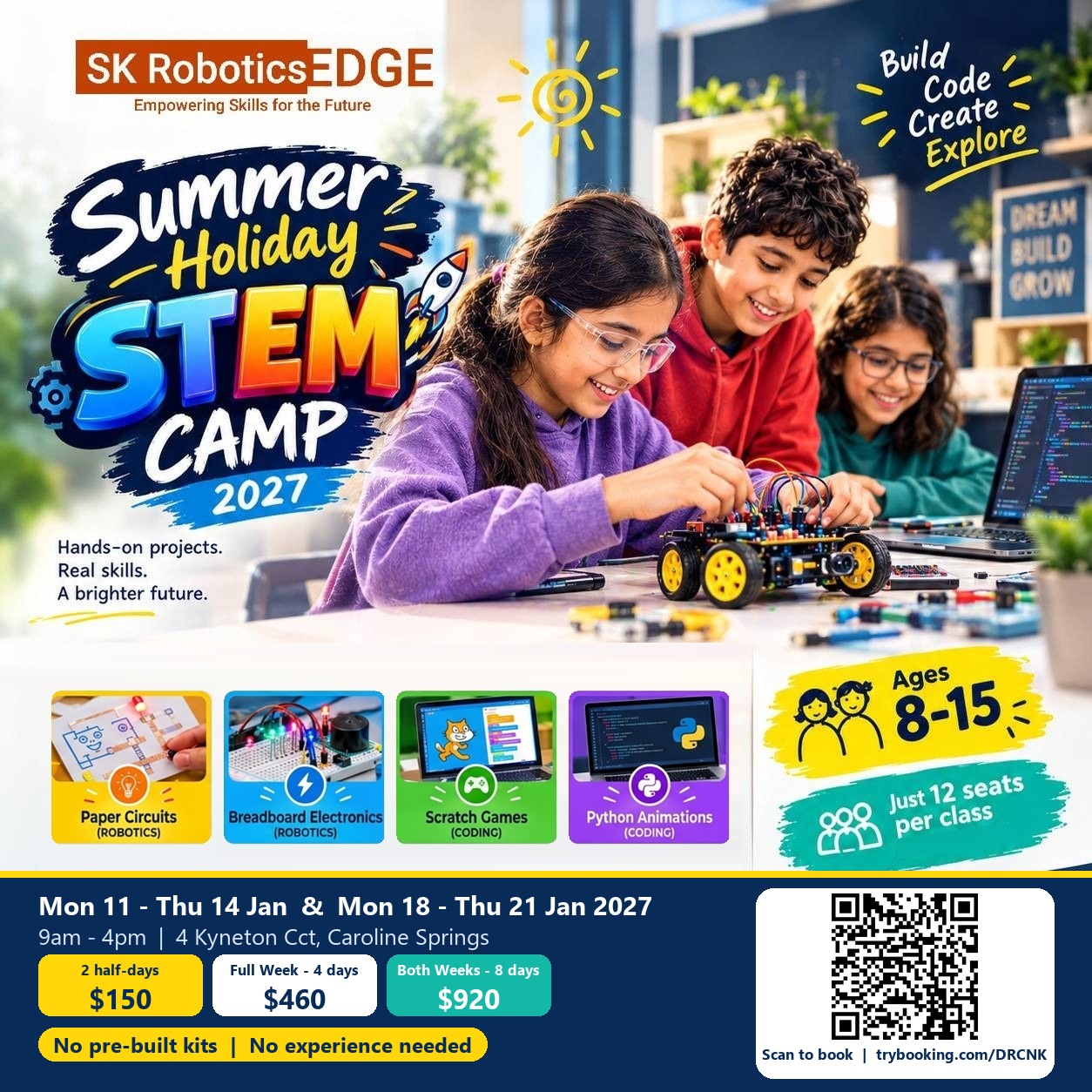 SUMMER HOLIDAY ROBOTICS AND CODING CAMP