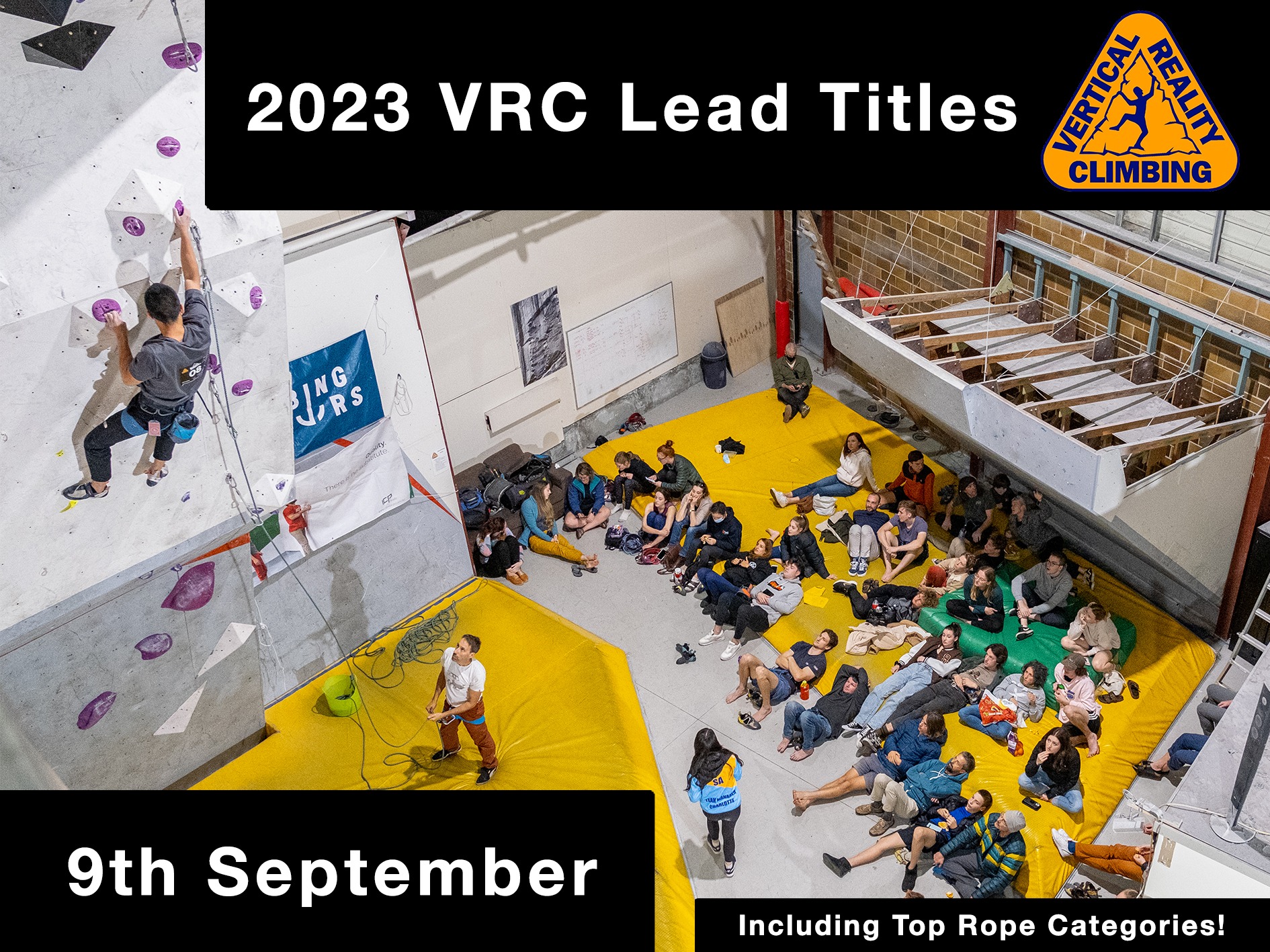 2023 VRC Lead Titles Tickets, Vertical Reality Climbing, Holden Hill