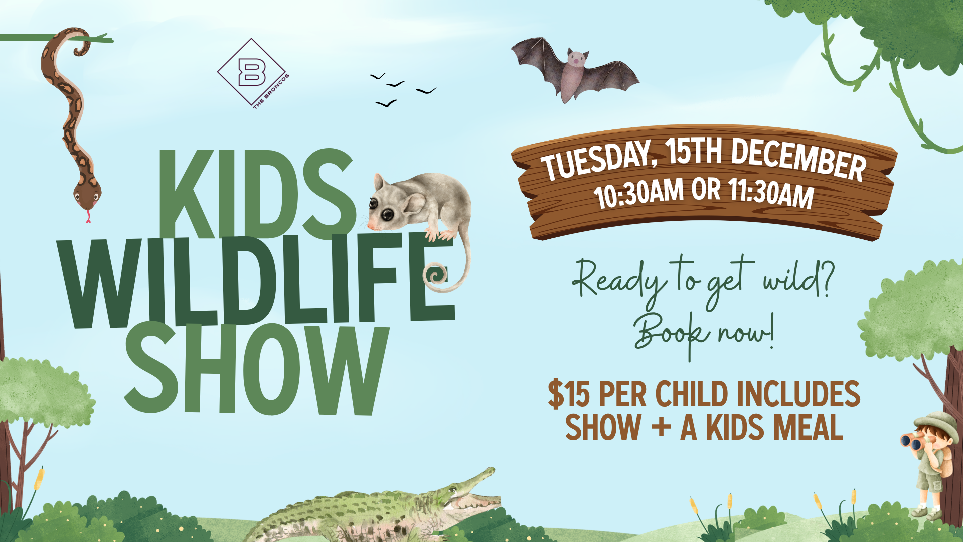 Kids Wildlife Show 🦎