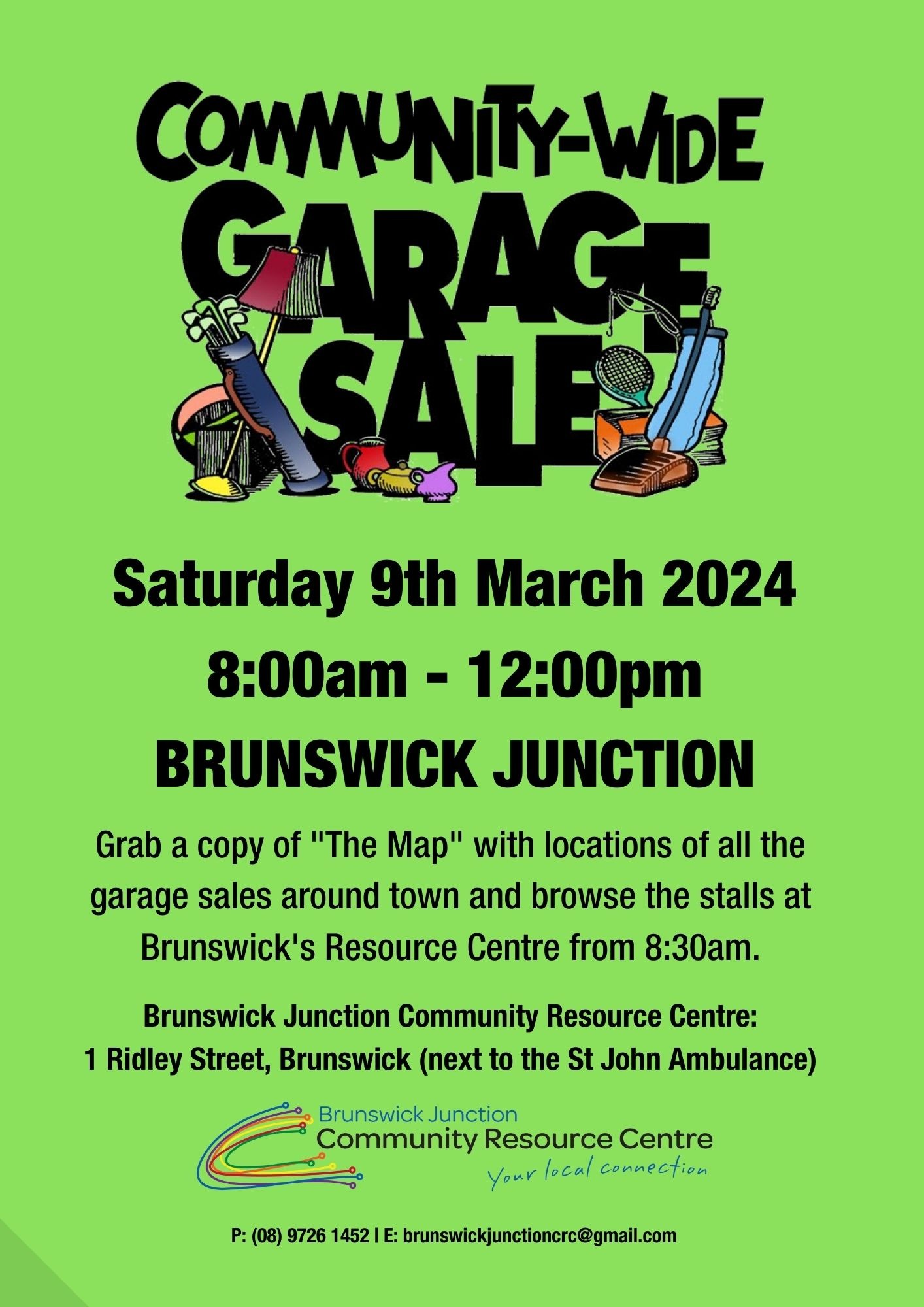 Garage Sale 2025 Tickets, Brunswick Junction Community Garage sale