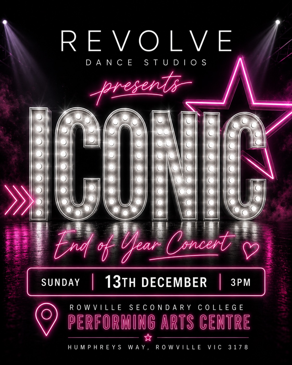REVOLVE DANCE STUDIOS presents: ICONIC!