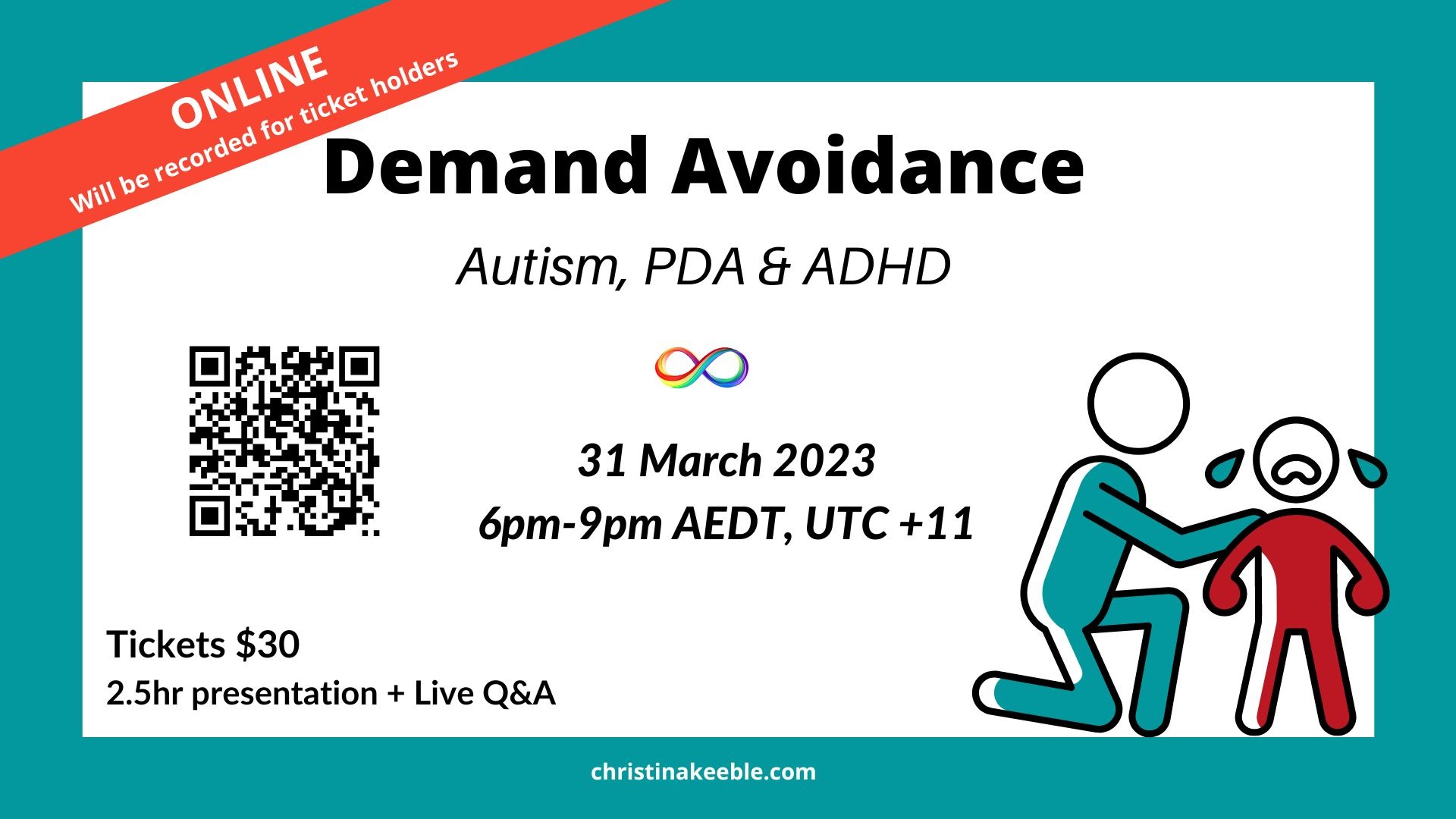 WEBINAR Demand Avoidance Autism, PDA & ADHD Tickets TryBooking Australia