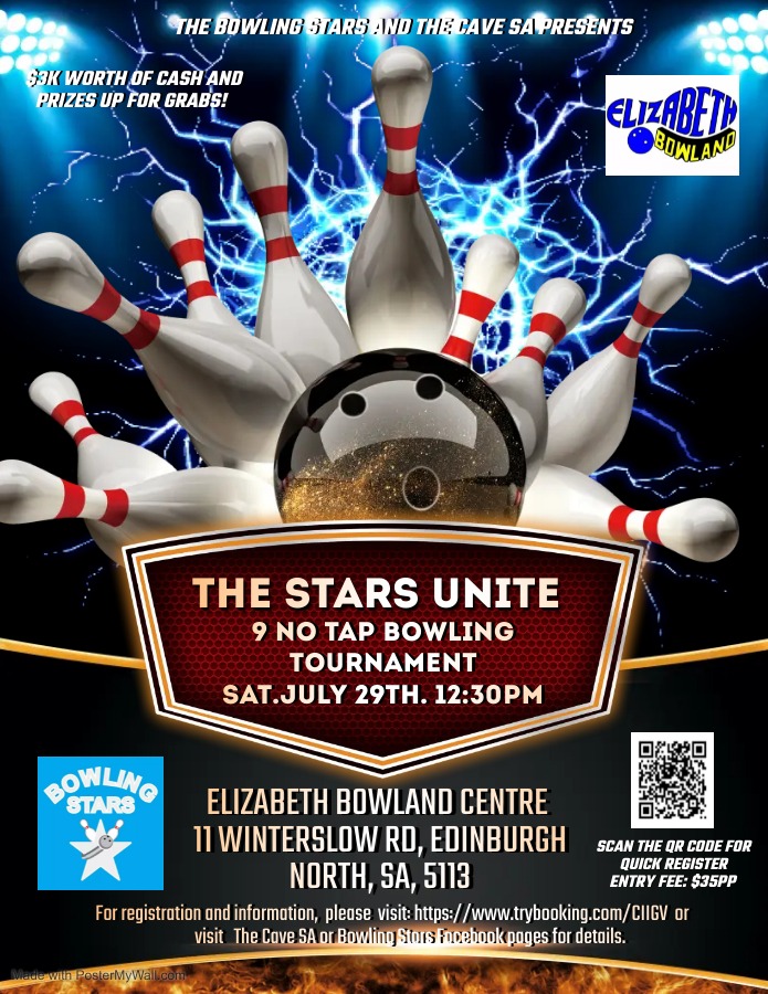 The Stars Unite Bowling Tournament Tickets, Elizabeth Bowland Centre