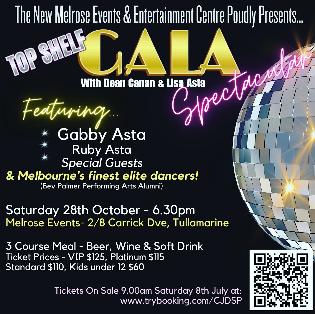 Melrose Events & Top Shelf Gala Spectacular Tickets, Melrose Events
