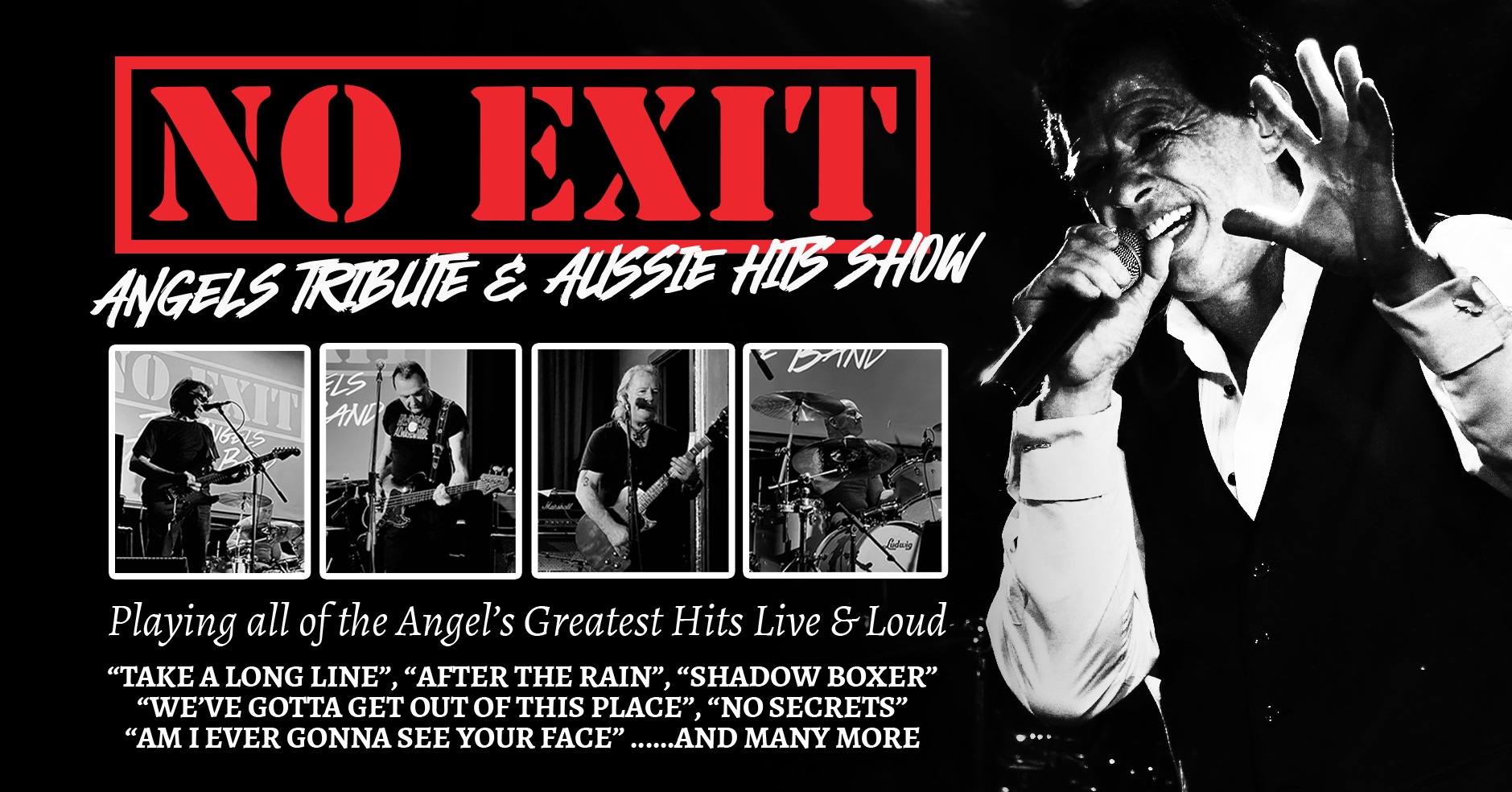 NO EXIT - THE AUSTRALIAN ANGELS TRIBUTE & AUSSIE HITS SHOW