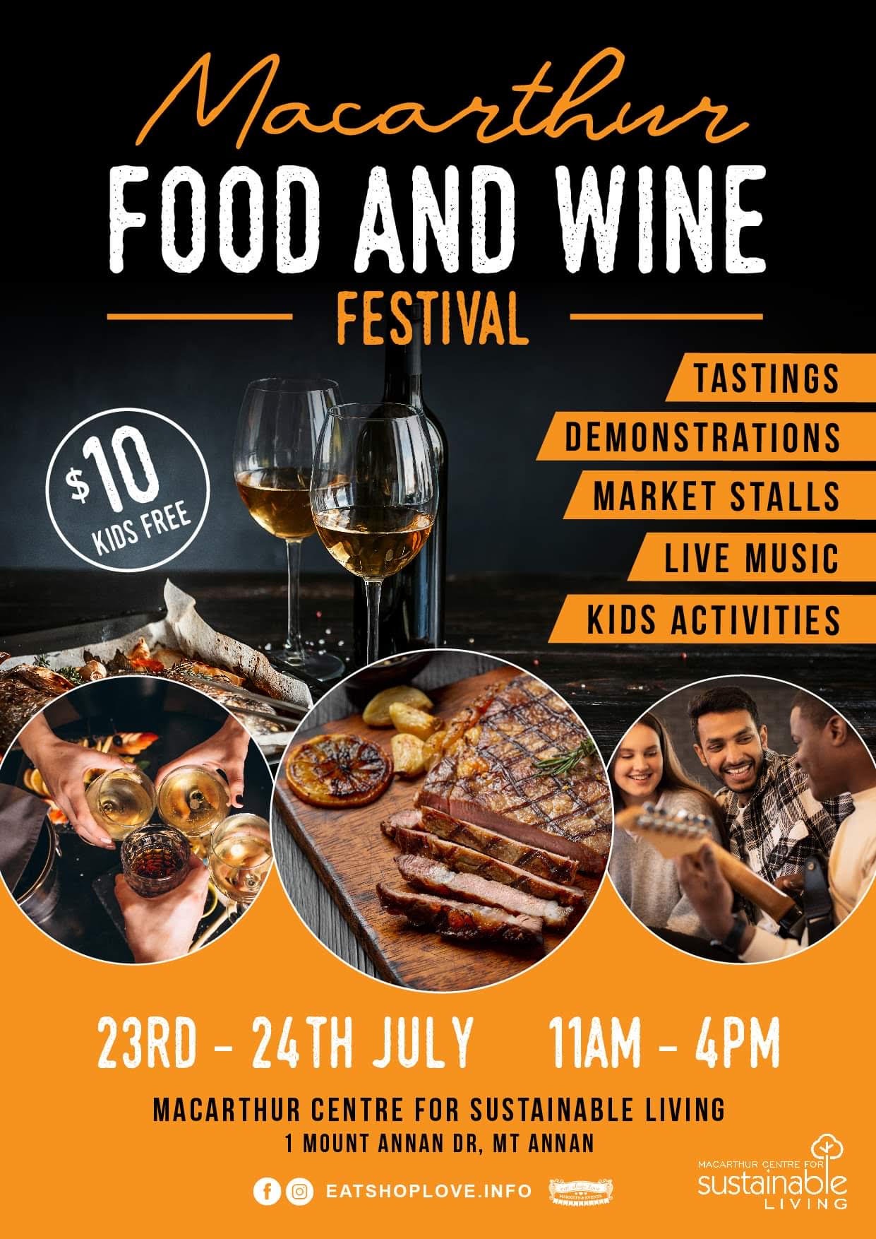 Macarthur Food and Wine Festival Stallholders Tickets, Macarthur