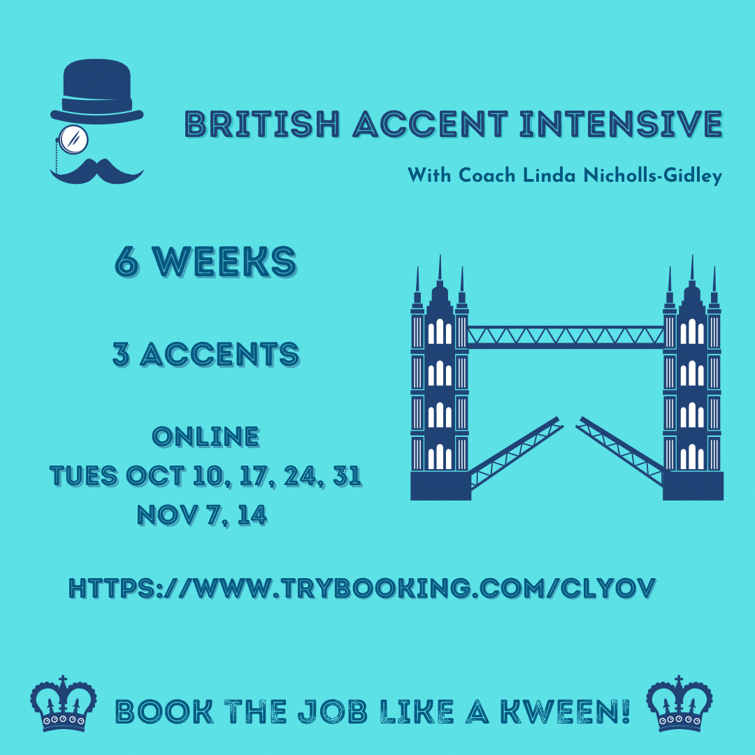 British Accent Intensive Tickets, Zoom Room TryBooking Australia