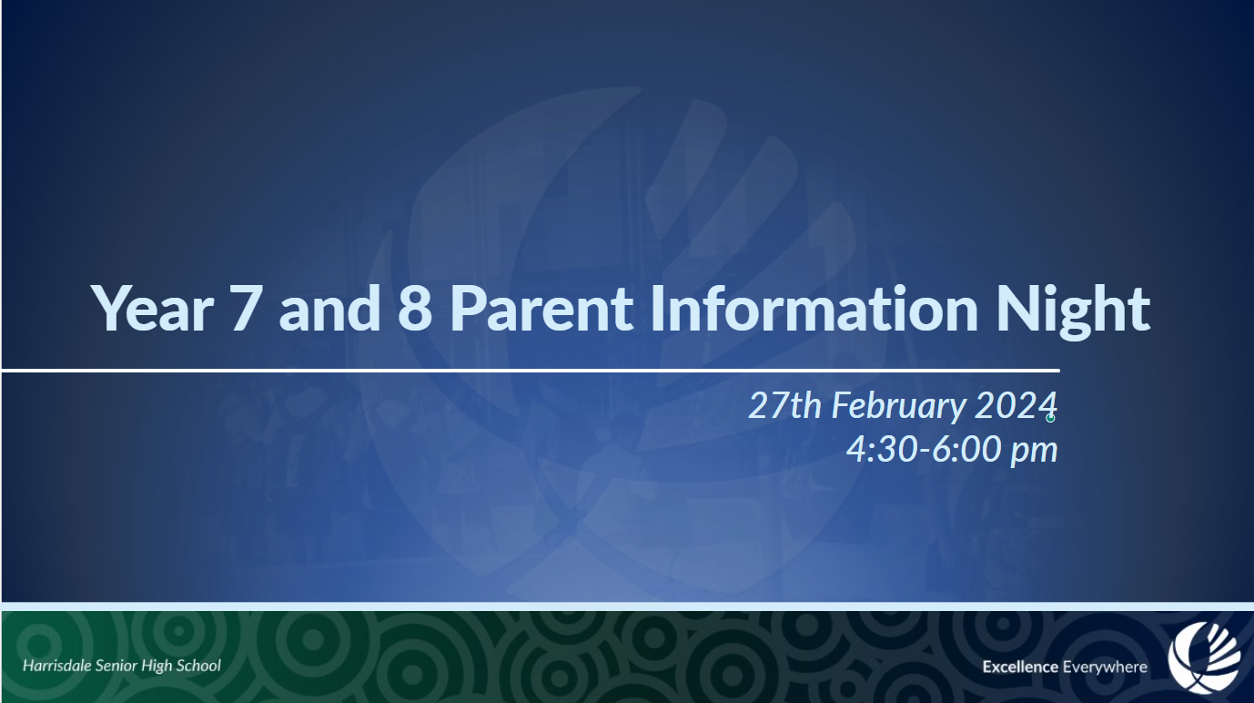 Harrisdale SHS Year 7 And 8 Parent And Guardians Session Tickets harrisdale-shs-year-7-and-8-parent-and-guardians-session-tickets