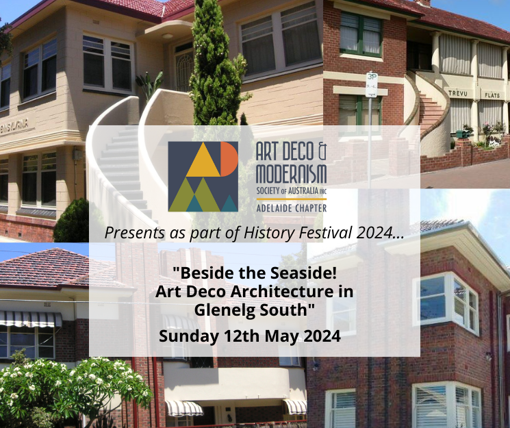 2024 Beside the Seaside. Art Deco Glenelg South Tickets, Meet outside