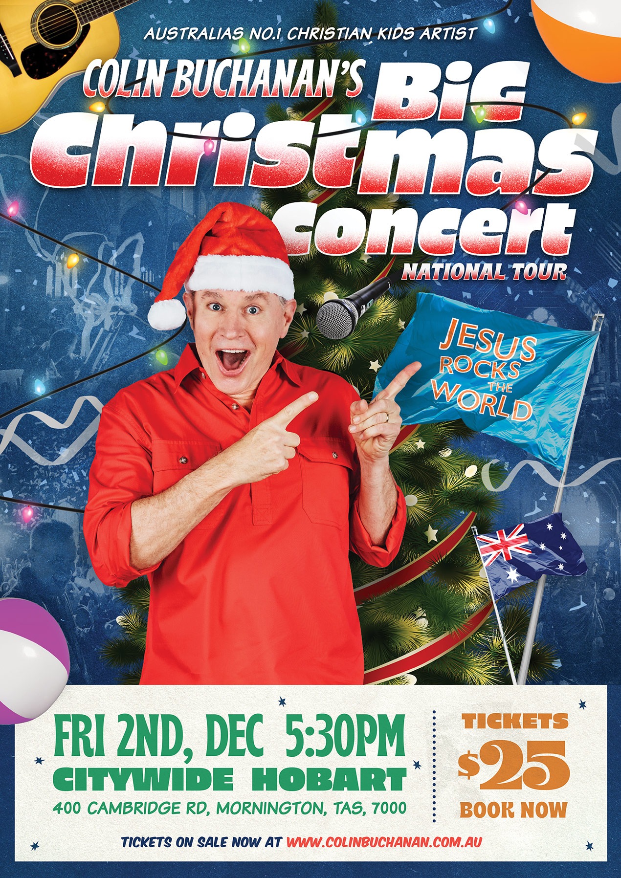 Colin Buchanan's Big Christmas Concert Hobart Tickets, Citywide