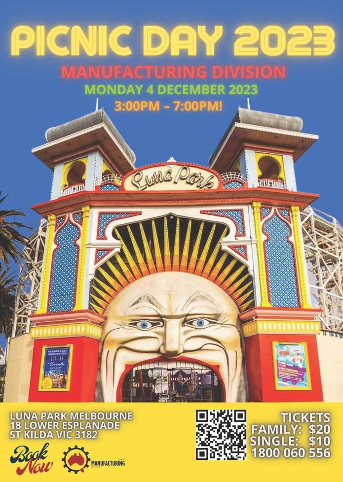 Manufacturing Division Union Picnic Day 2023 Tickets, Luna Park