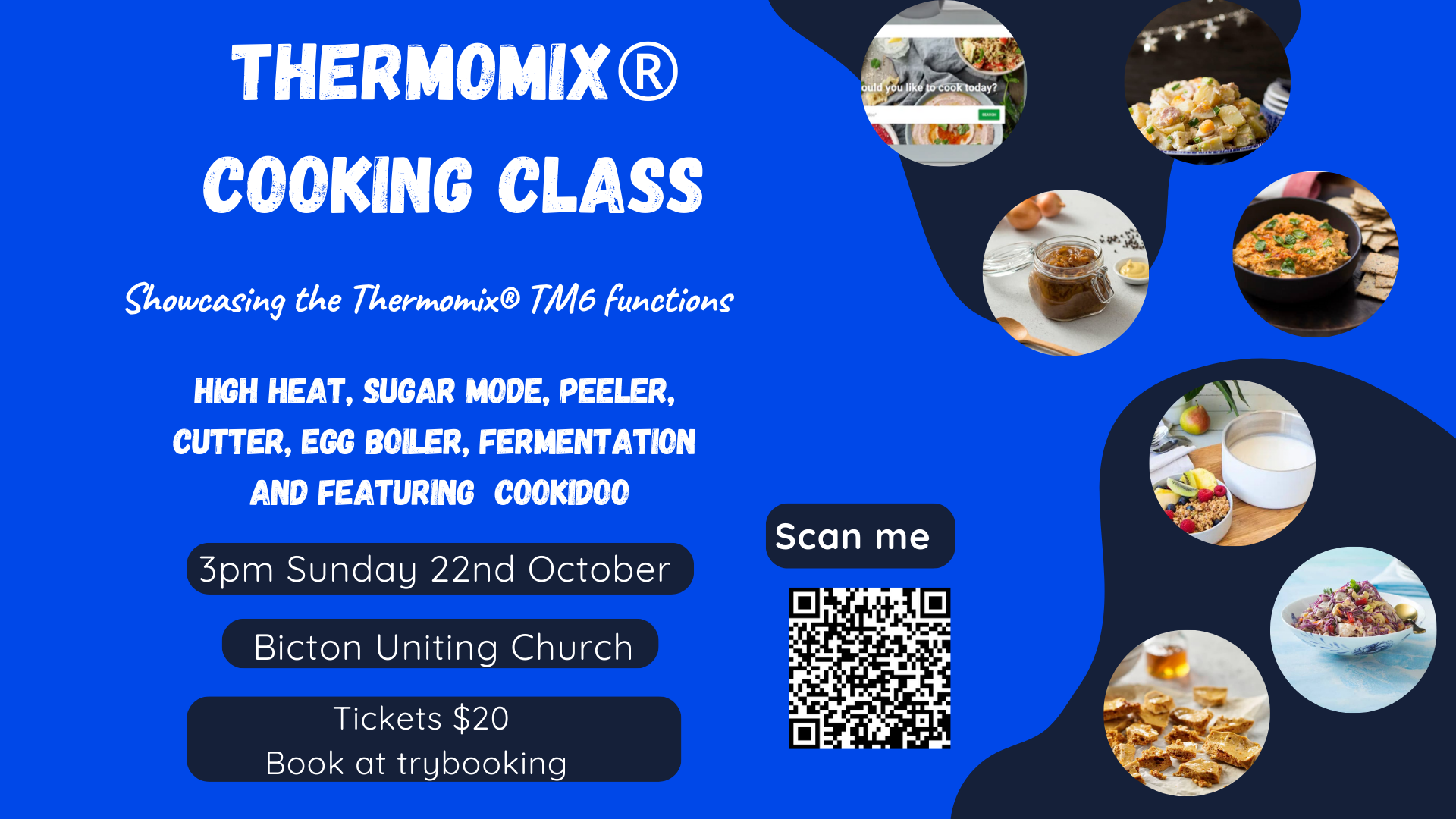 Thermomix® Cooking Class Tickets, Bicton Uniting Church, Palmyra