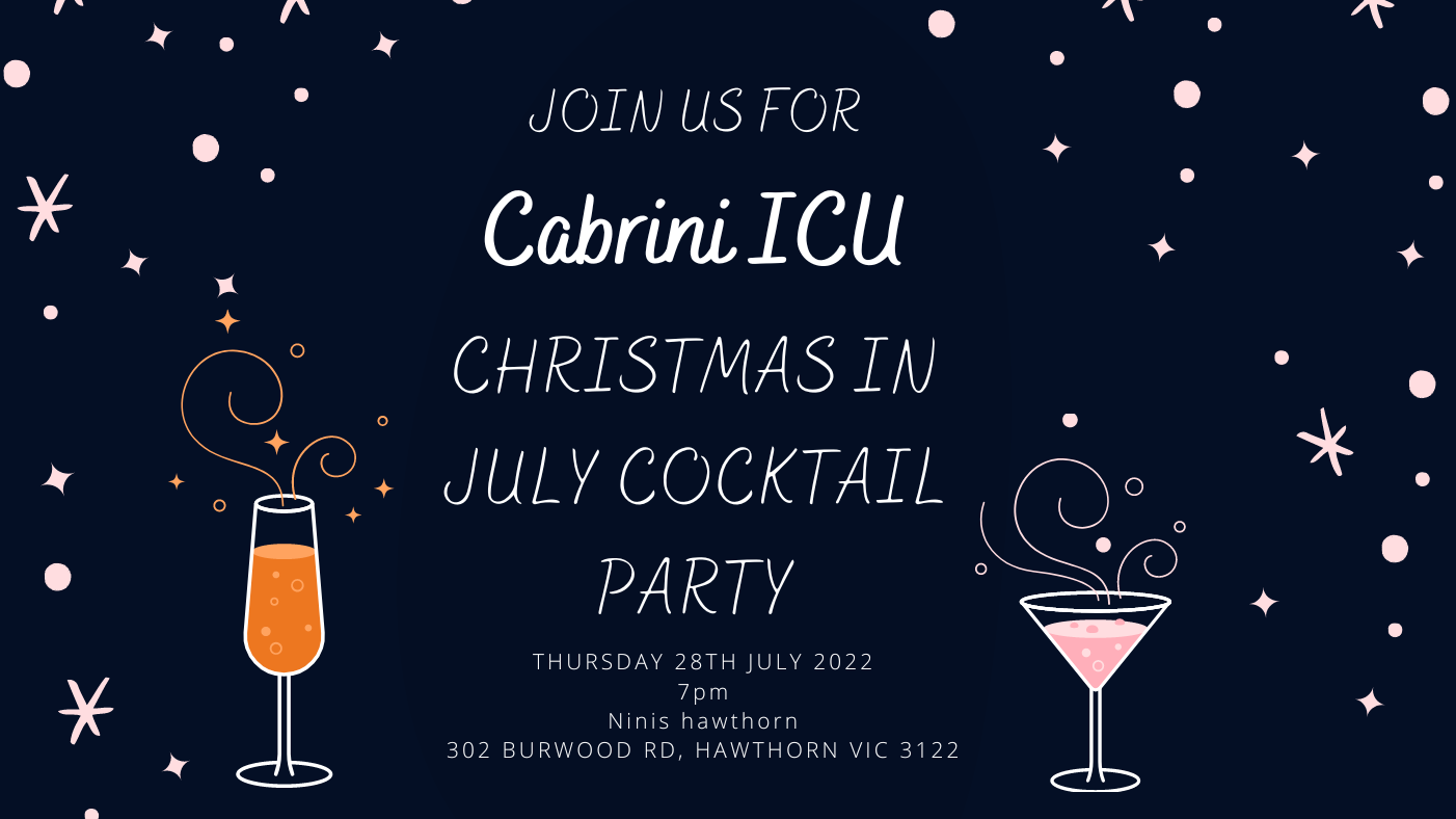 ICU Cocktail Party Christmas in July Tickets, Ninis, Hawthorn