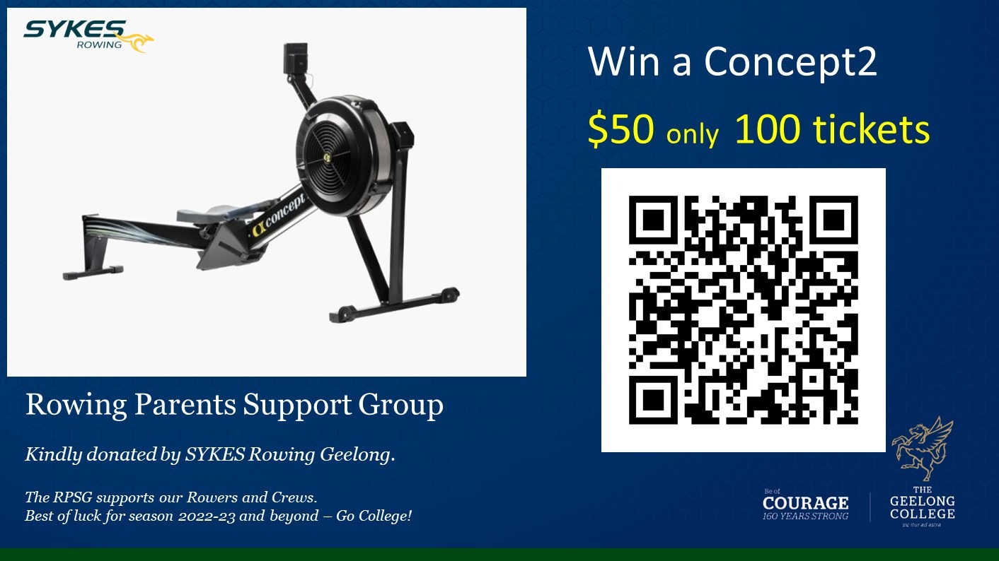Win a Concept2 Rowing Erg. Tickets TryBooking Australia