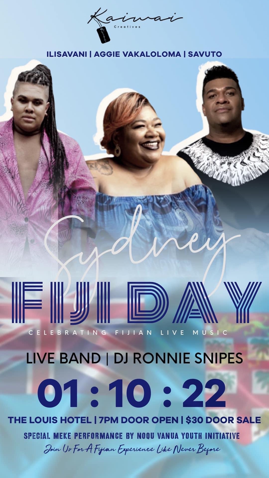 FIJI DAY SYDNEY Tickets, The Louis Hotel, Lewisham TryBooking Australia
