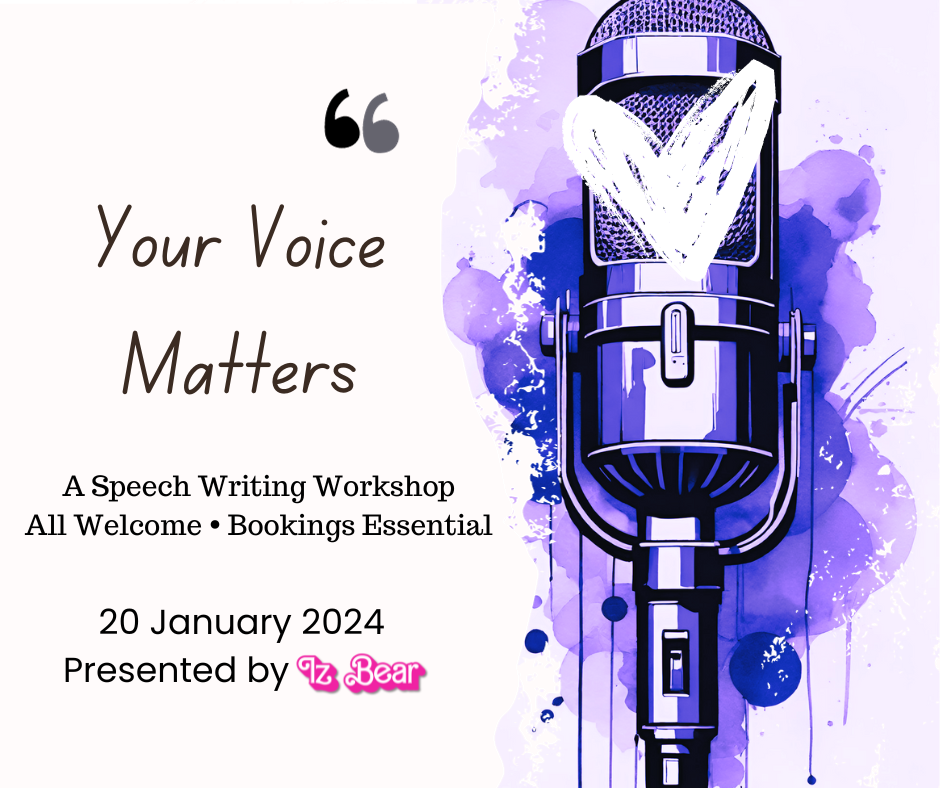 Your Voice Matters Workshop 20 January 2024