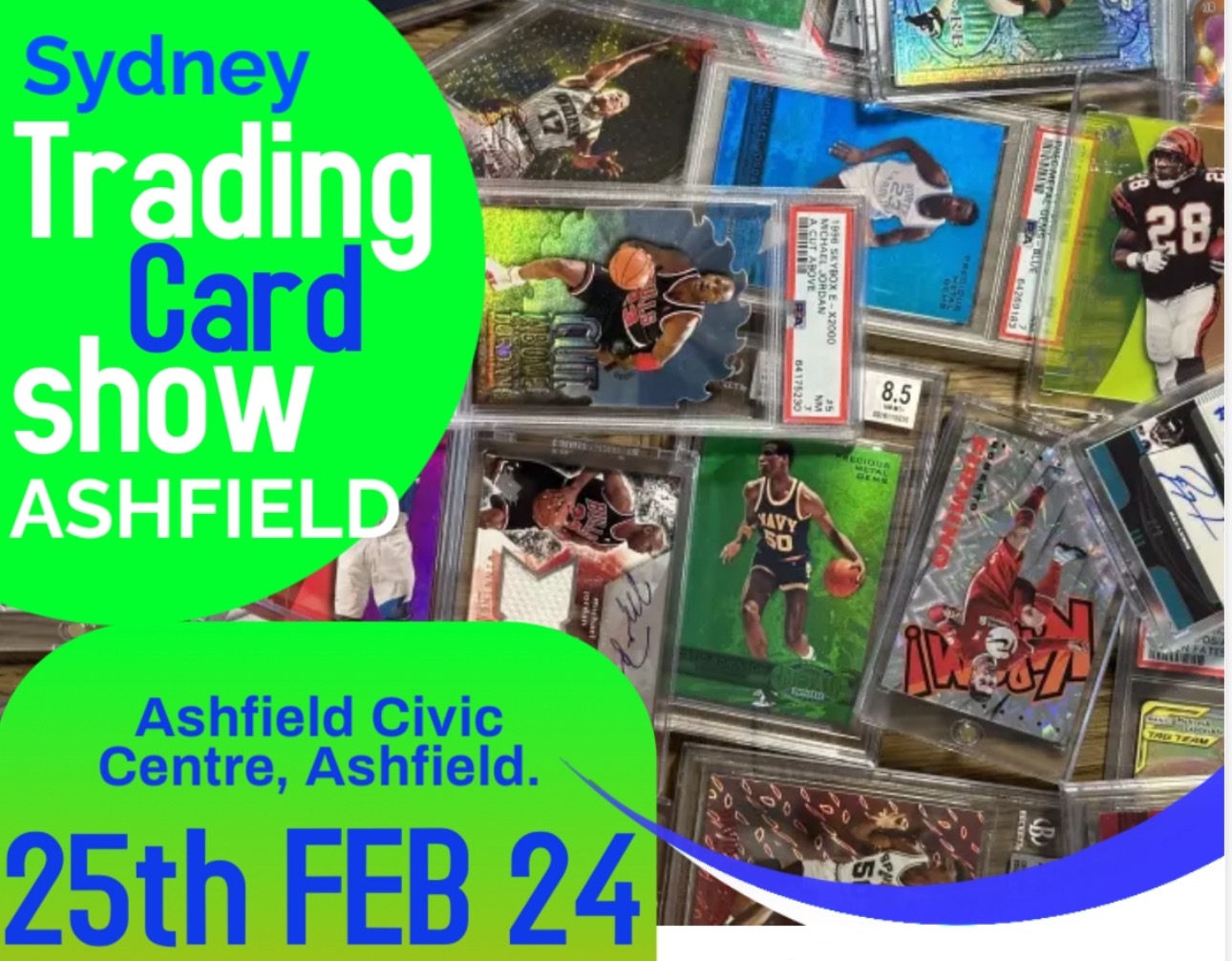 Sydney Trading Card Show Ashfield Tickets, Ashfield Civic Centre