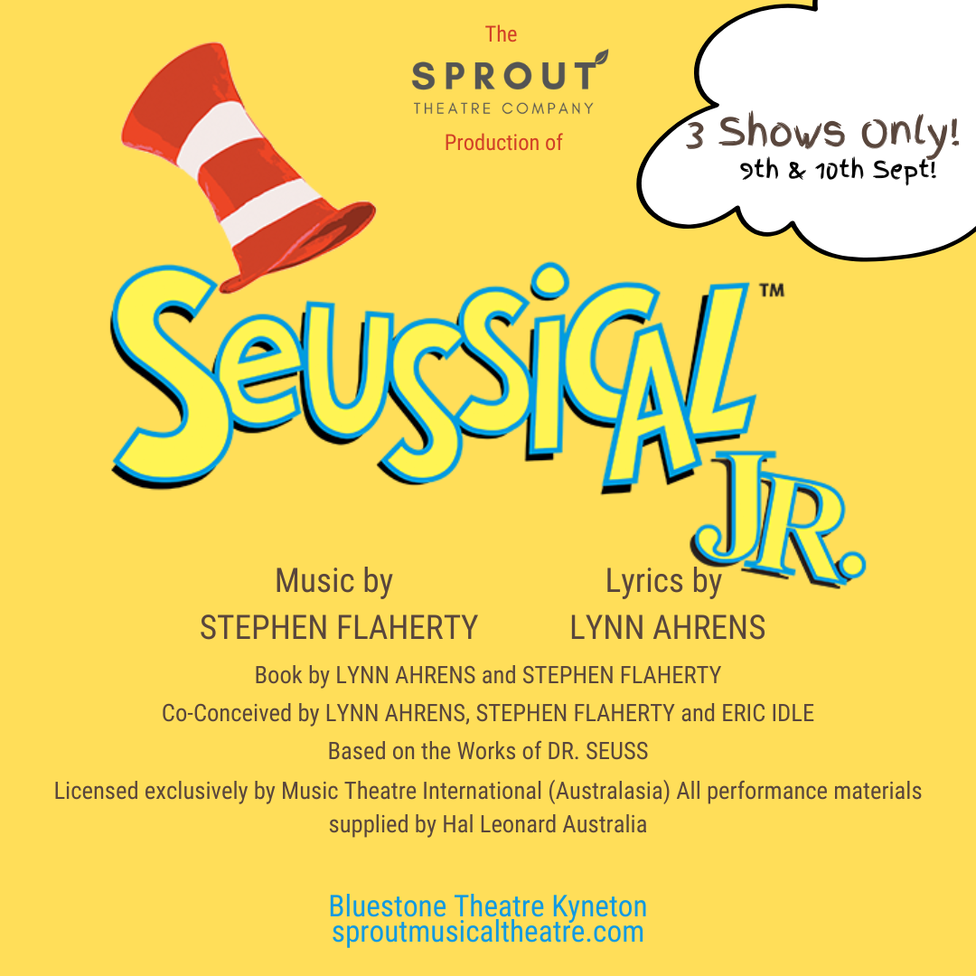Seussical The Musical Jr Tickets, Bluestone Theatre,