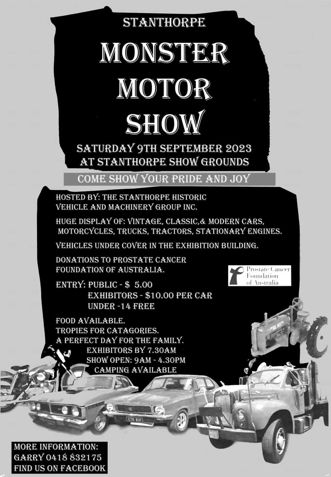 2023 Stanthorpe Monster Motor Show Tickets, Stanthorpe Showgrounds