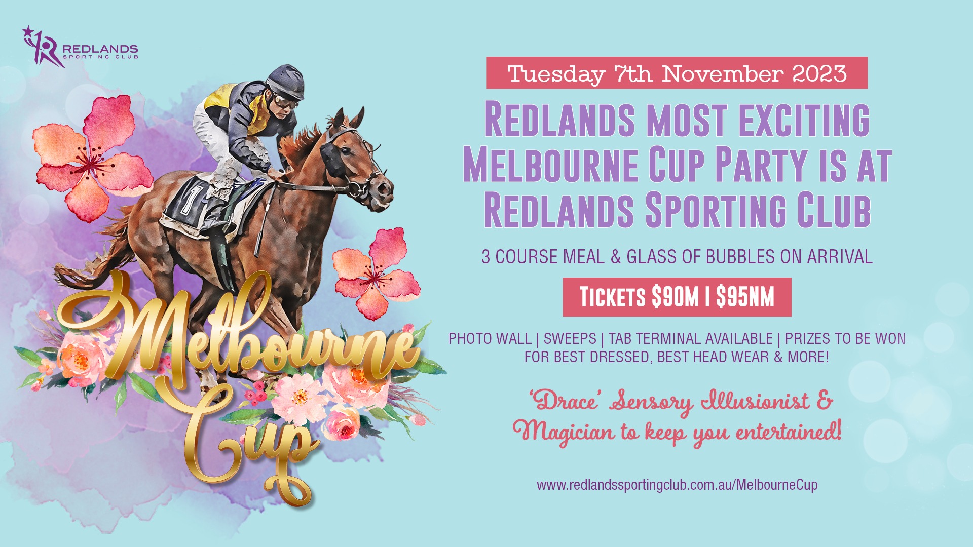 2023 Melbourne Cup Luncheon Tickets, Redlands Sporting Club, Wellington Point TryBooking Australia