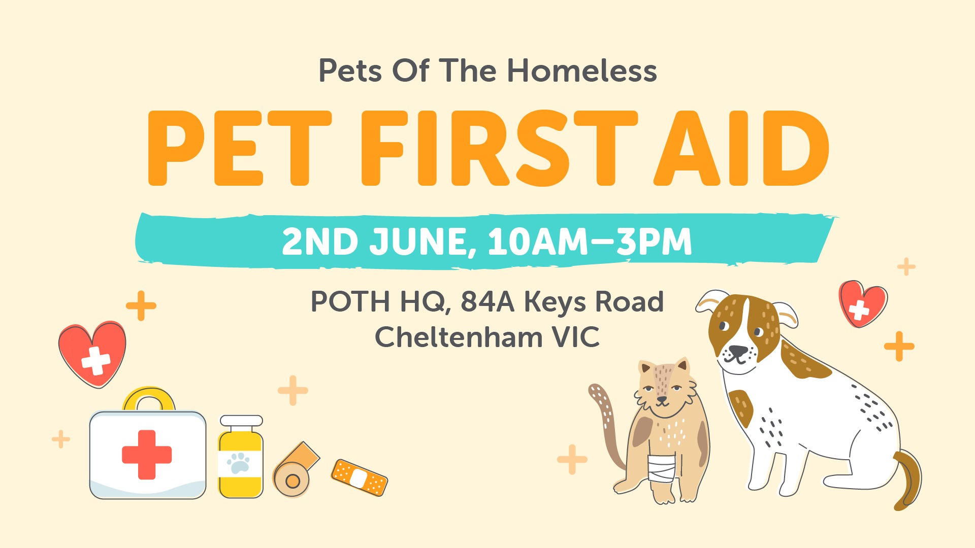 Pet 1st Aid June 2024 Tickets, Pets of the Homeless HQ, Cheltenham