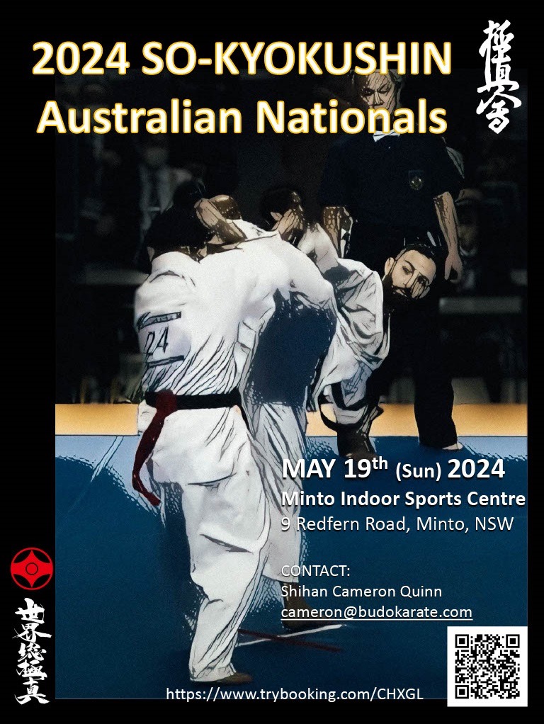 So Kyokushin 2024 Nationals Tickets, Minto Indoor Sports Centre, Minto