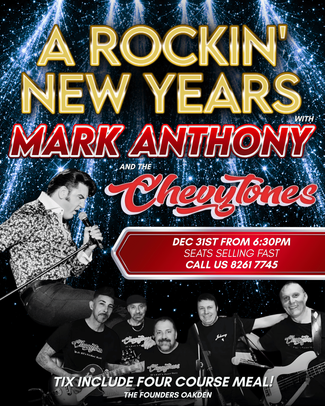 🎸 A ROCKIN' NEW YEAR'S EVE! 🎸Mark Anthony & Chevytones