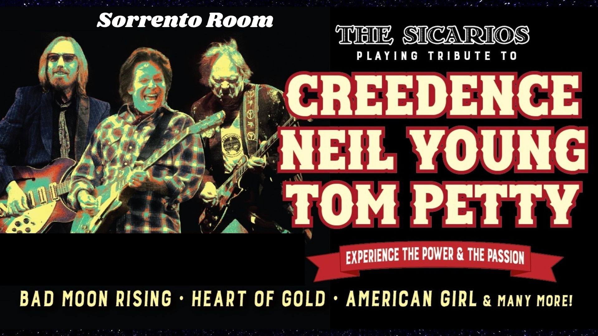 The Sicarios - Play Creedence, Tom Petty & Neil Young