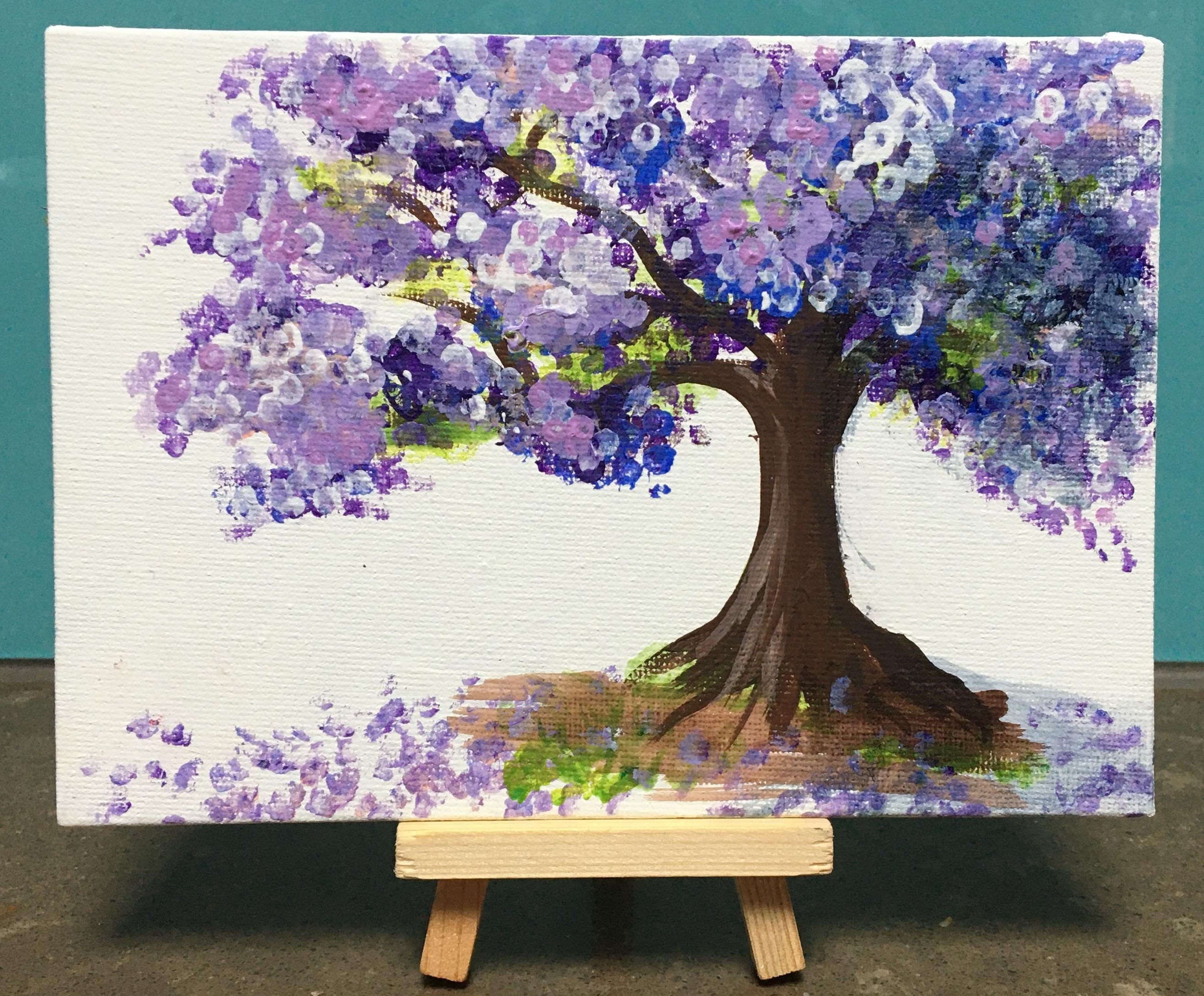 How To Paint A Jacaranda Tree In Acrylic At Willard Corey Blog
