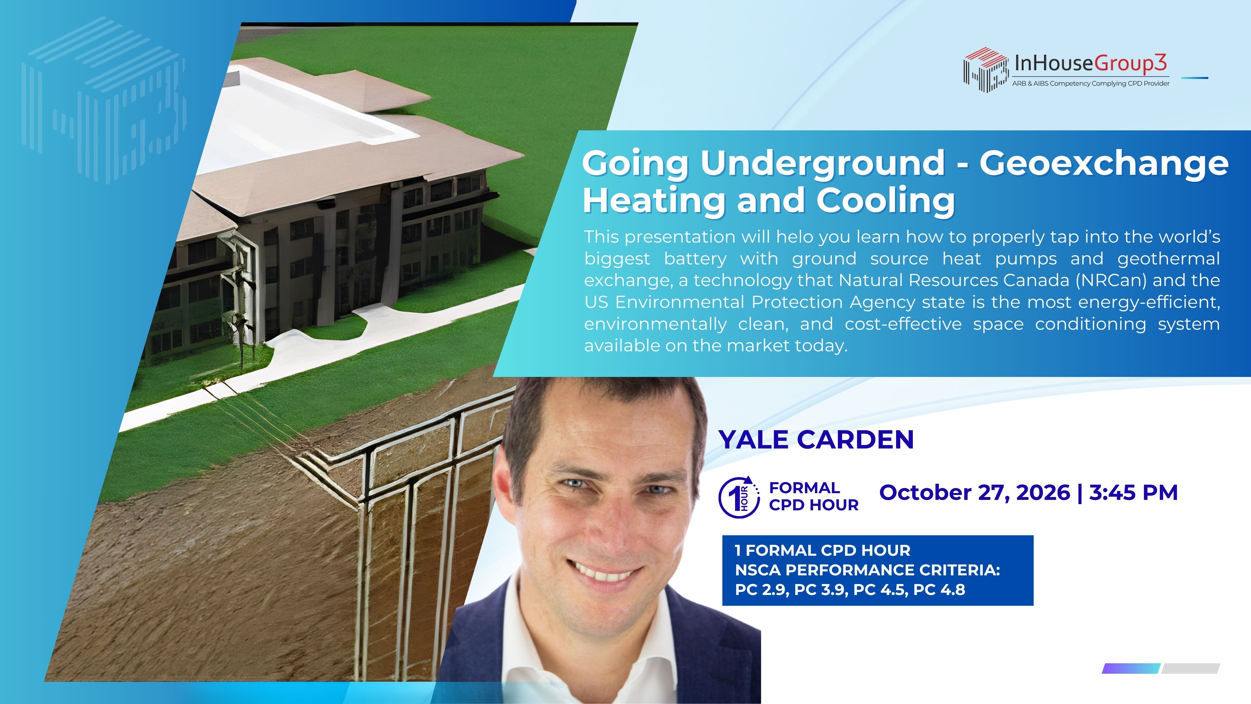 Going Underground - Geoexchange Heating and Cooling
