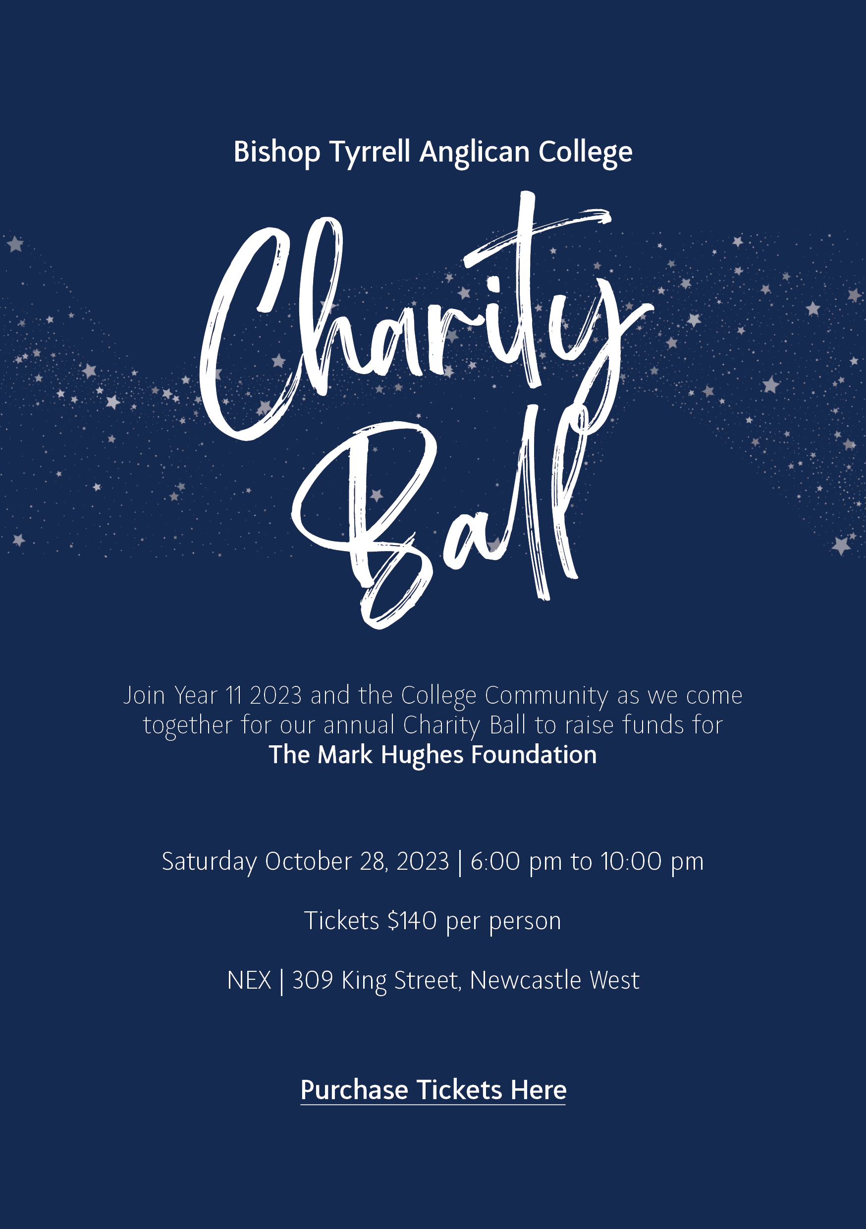 Charity Ball Tickets, NEX (Newcastle Exhibition and Convention Centre