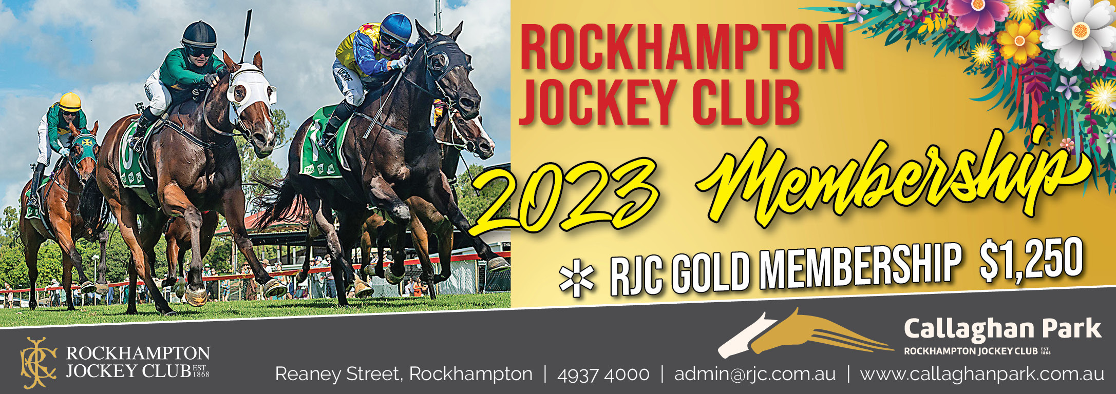Rockhampton Jockey Club 2023 Gold Membership Tickets TryBooking Australia