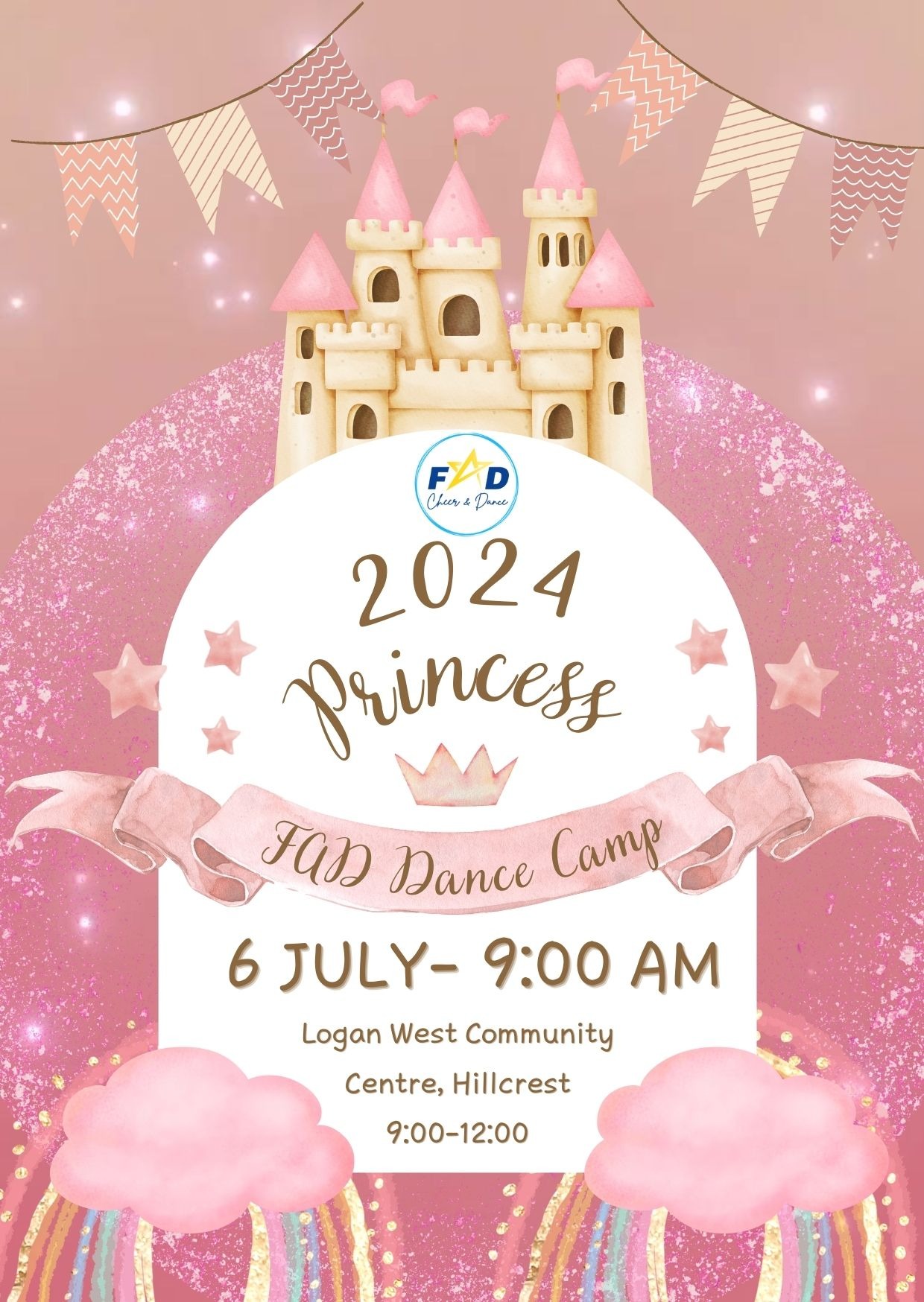 FAD Princess Dance Camp 2024 Tickets, Logan West Community Centre