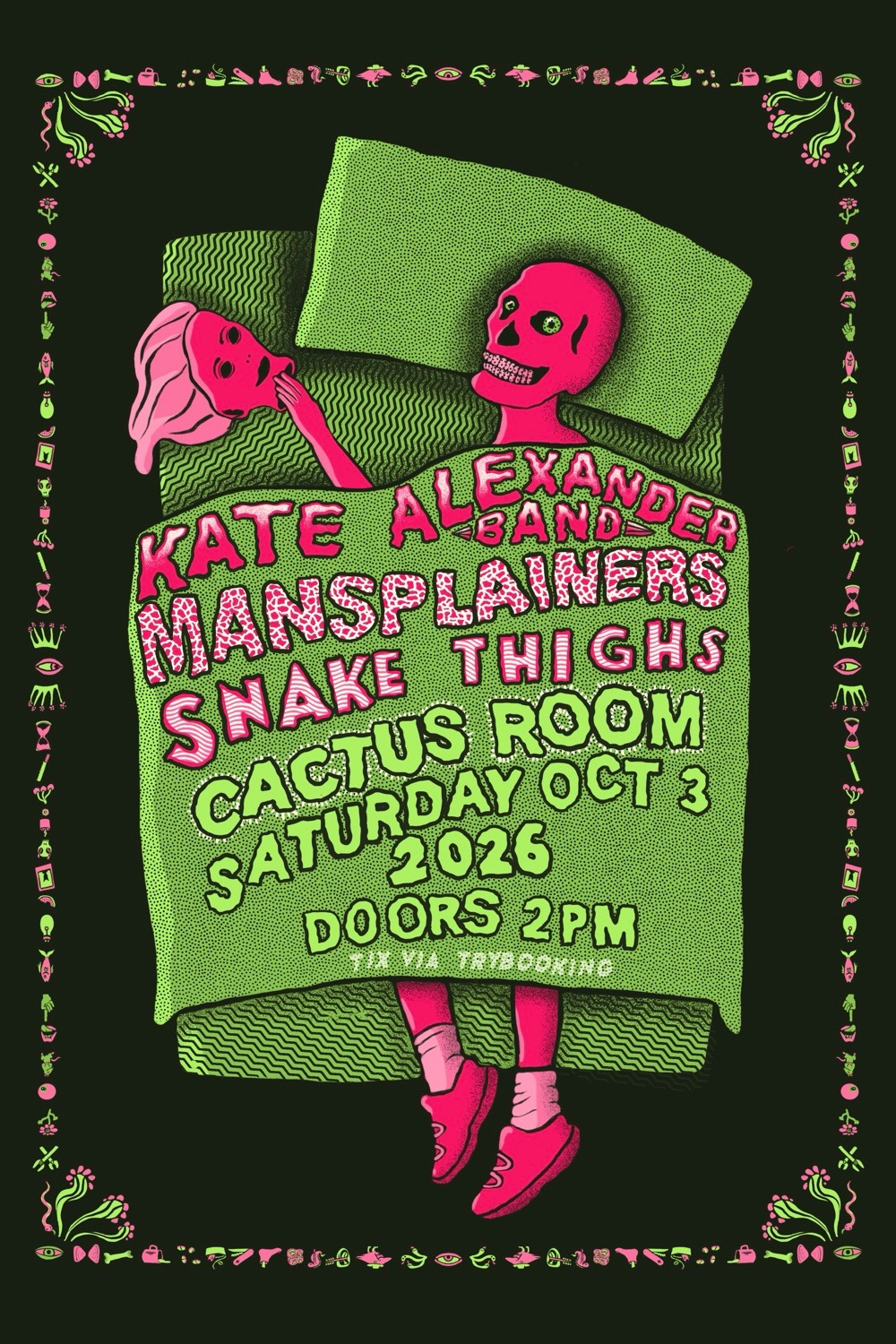 Snake Thighs, Mansplainers & Kate Alexander (band) @ Cactus