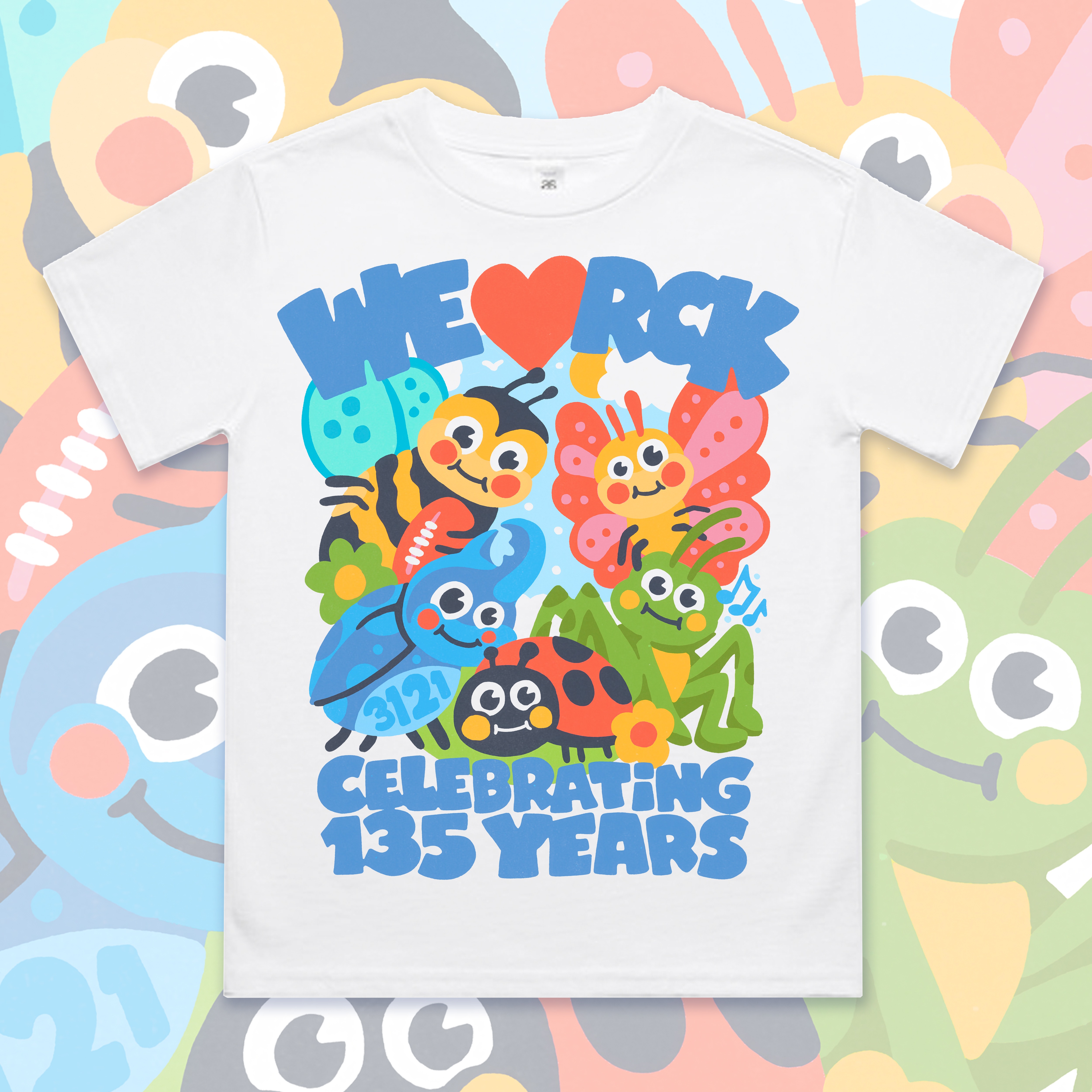 Celebrating 135 Years - WE LOVE RCK LIMITED EDITION TSHIRT