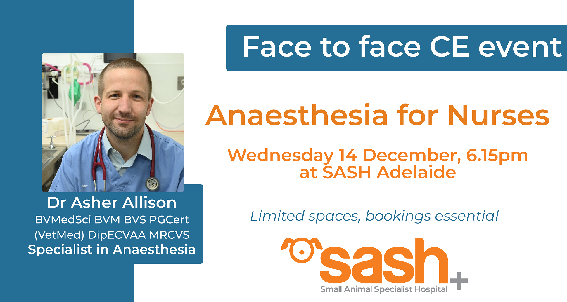 Nurse CE Anaesthesia Tickets, SASH Adelaide, Kent Town TryBooking